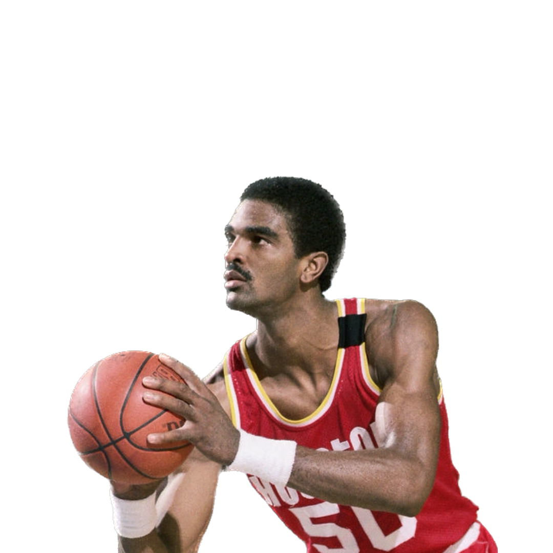 Ralph Sampson, the 1984 NBA Draft 1st pick shooting a free throw.