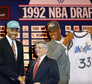 1992 NBA Draft: The Shaquille O'Neal And Alonzo Mourning Class (feature image)