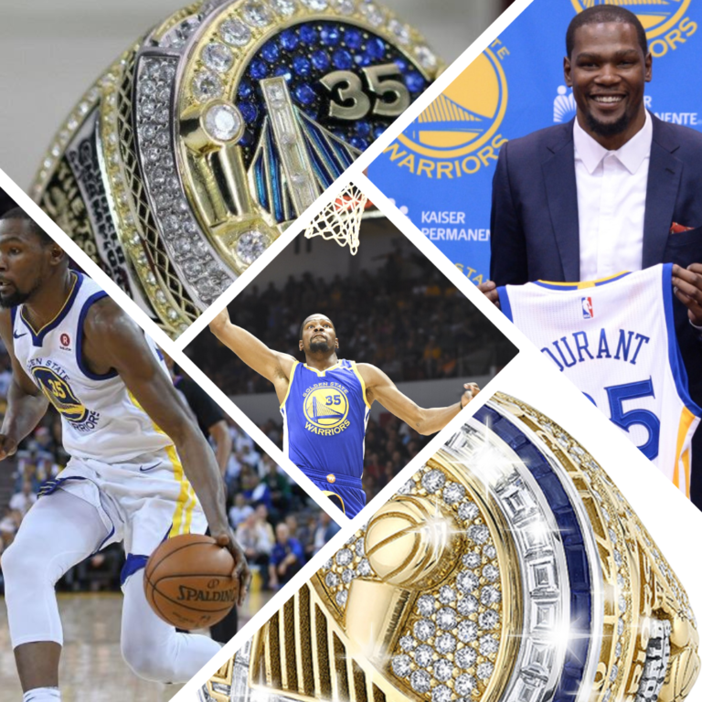 How many rings does Kevin Durant have with the Golden State Warriors