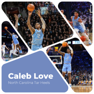 Caleb Love North Carolina TarHeels basketball