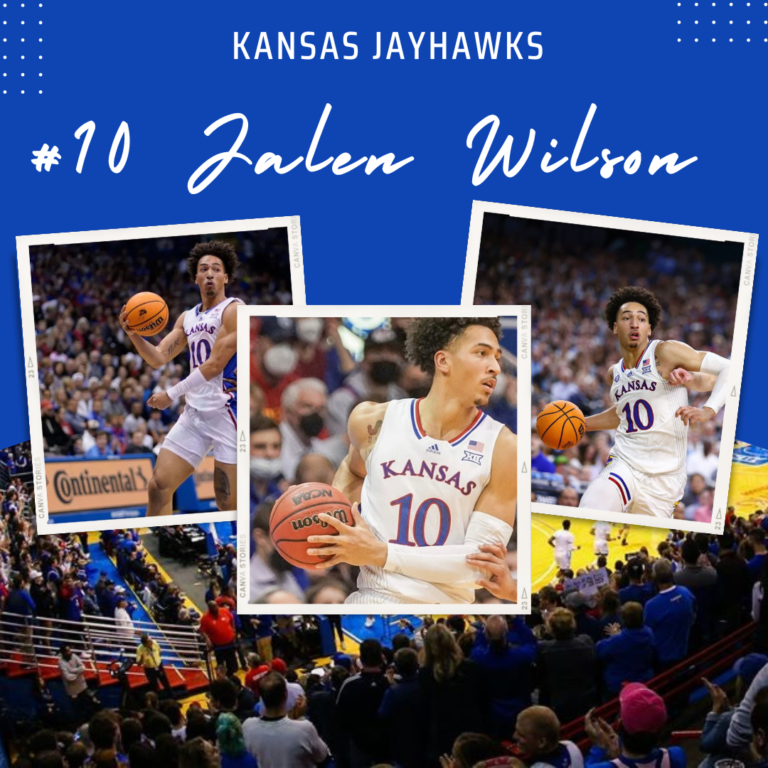 #10 Jalen Wilson, Kansas Jayhawks Junior Forward