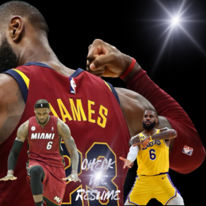 How many years has Lebron been in the NBA can be answered by combining his time with Cleveland, Miami and Los Angeles.