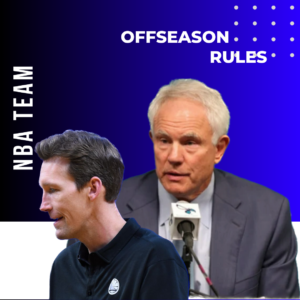 Two of the NBA's General Managers (Mike Dunleavy Jr and Mitch Kupchak) that have to adhere to NBA team offseason rules.