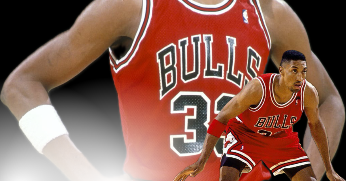 Scottie Pippen, ranked as our best defensive small forward in NBA history.