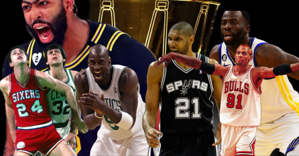Bobby Jones, Kevin McHale, Kevin Garnett, Tim Duncan, Dennis Rodman, Anthony Davis and Draymond Green are some of the best defensive power forwards of all time.