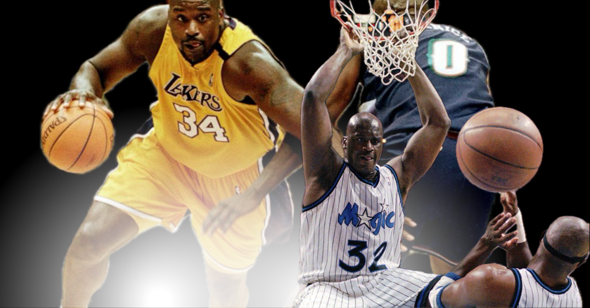 Shaquille O'Neal, one of the top NBA players of all time.